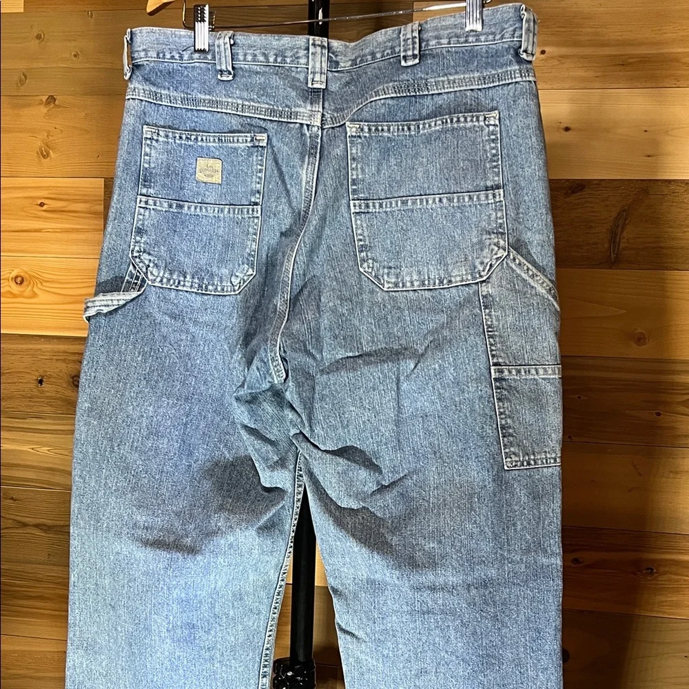 Lee Men's Vintage Carpenter-Relaxed Fit Light Blue Jeans 34x32 - Picture 7 of 8